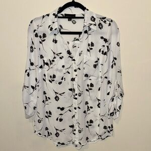 Fortune + Ivy Floral Print Blouse